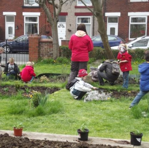 Planting in the Diamond Jubilee Garden!.jpg
